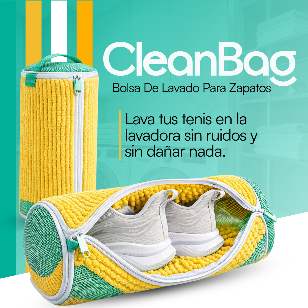 CleanBag - Bolsa De Lavado Para Zapatos - Compra 1 y Llévate 2 GRATIS 🎁